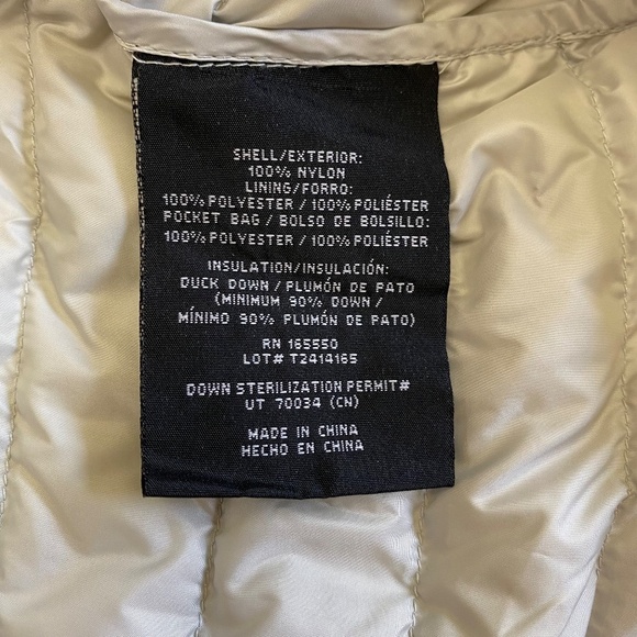 32 Degrees Heat Down Jacket, 650 Fill Power, Quilt Lines, Gray, Large, NWT - Picture 12 of 15